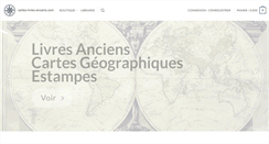 Desktop Screenshot of cartes-livres-anciens.com