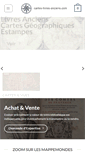 Mobile Screenshot of cartes-livres-anciens.com