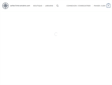 Tablet Screenshot of cartes-livres-anciens.com